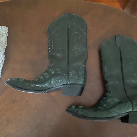 Alligator Cowboy Boots 11d - Picture 5 of 12